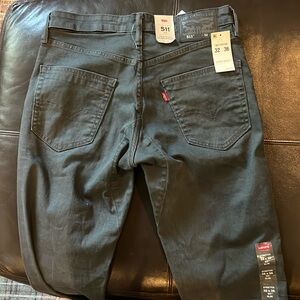 Men’s Levi’s 511 Slim & Tall Charcoal Commuter Jeans. NWT Size 32W X 36L